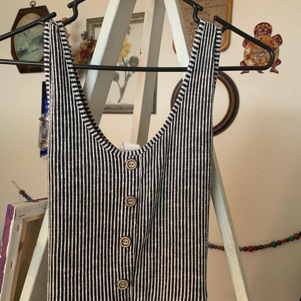 Striped jumpsuit
